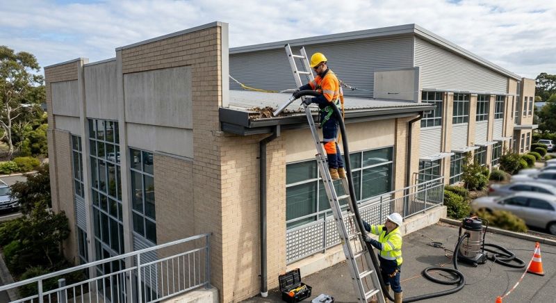 Commercial Gutter Unclogging in Mcdonough, GA
